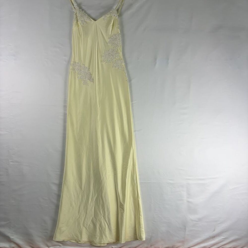 stolen studios Women's V-neck Lace Maxi Dress